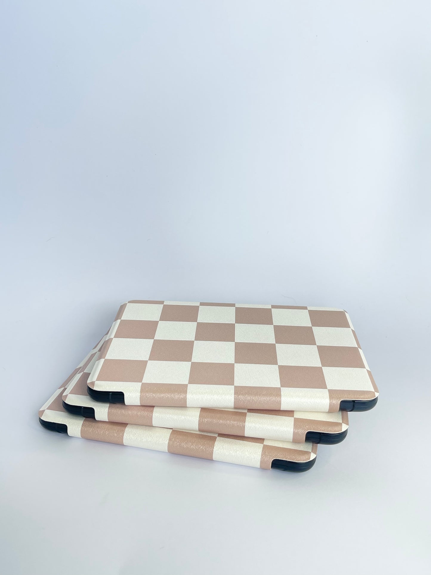 Beige Checkered