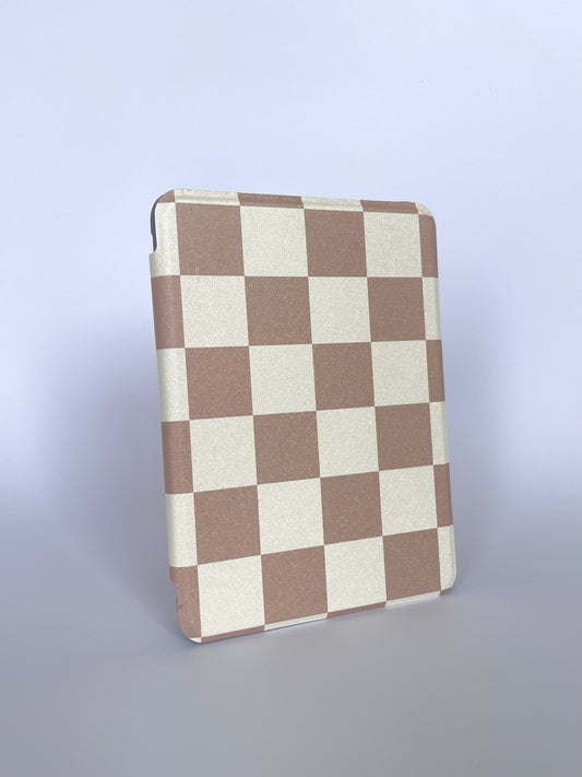 Beige Checkered